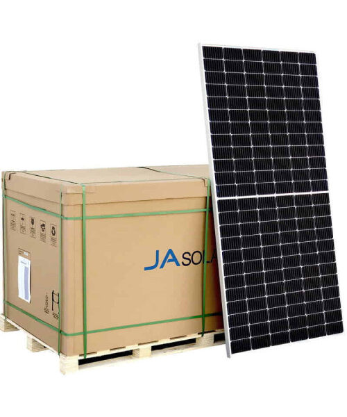 Pallet Photovoltaic Solar Panels 500W Deep Blue 3.0 JA Solar Mono.
