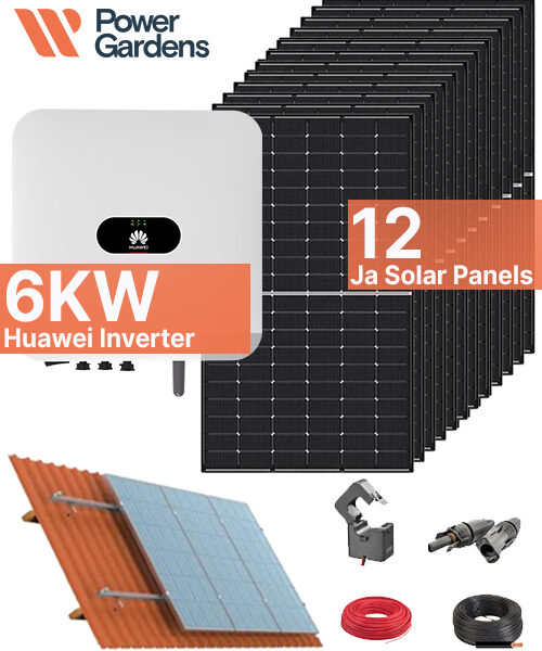 Solar Panel Kit 12 JA Solar | Huawei 6kW